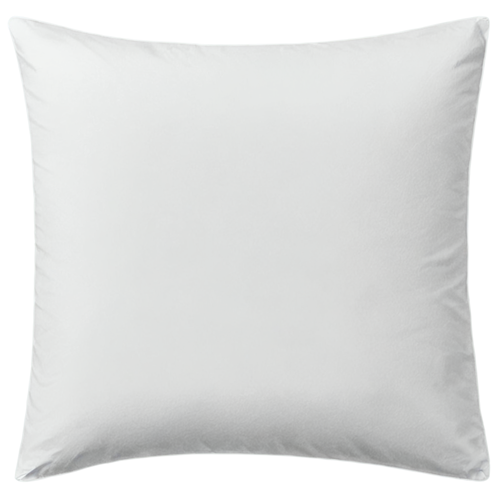 square white pillow without pillowcase