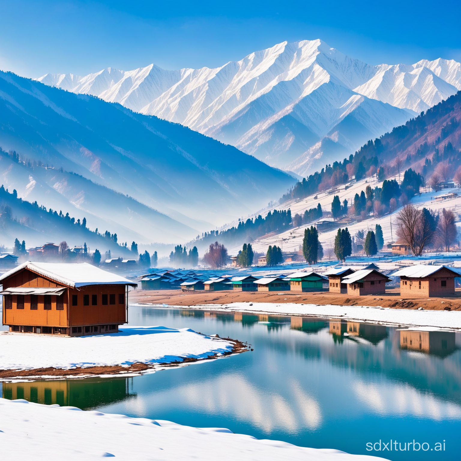 Kashmir in winter