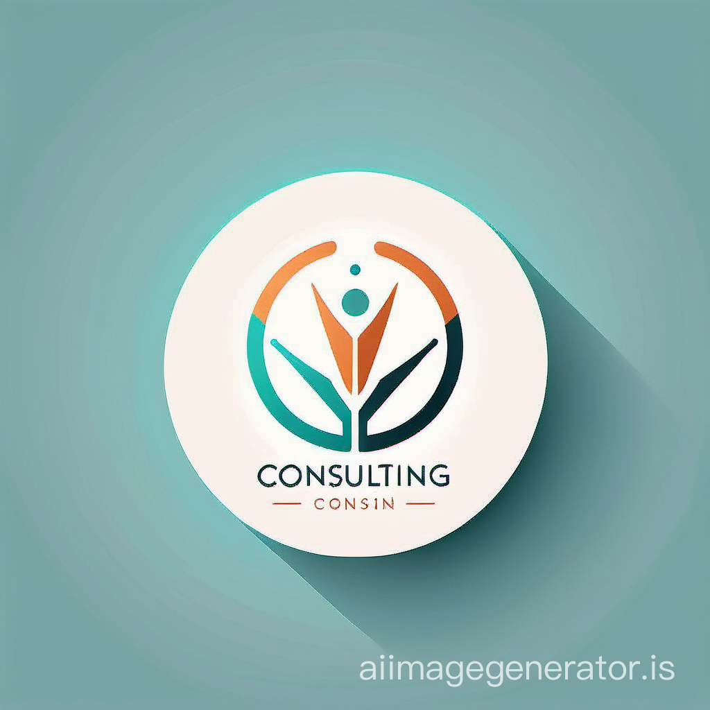 flat logo consulting business, upmarket, professional, serious, Simple and striking, minimalist, vector, elegant, 