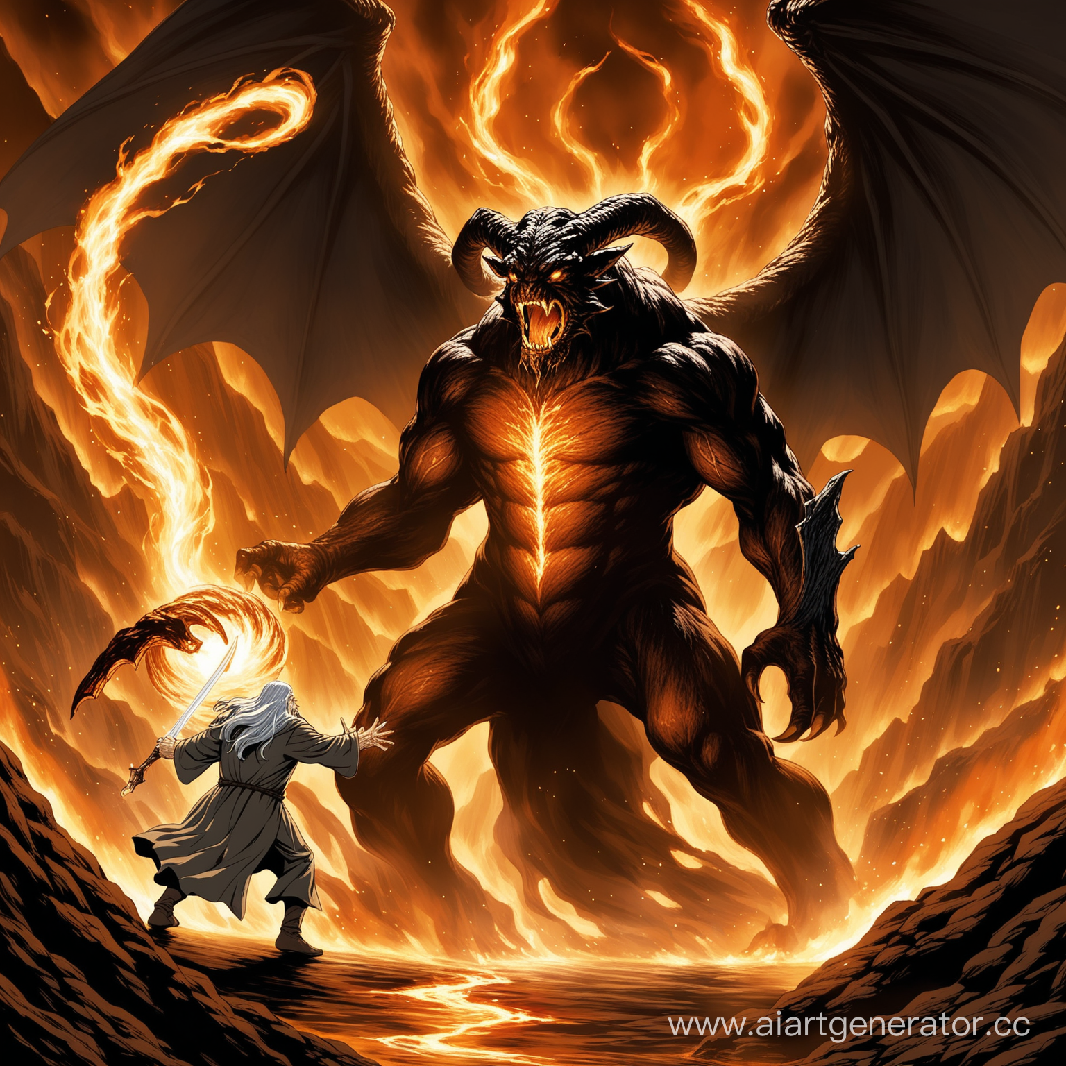 gandalf vs balrog
