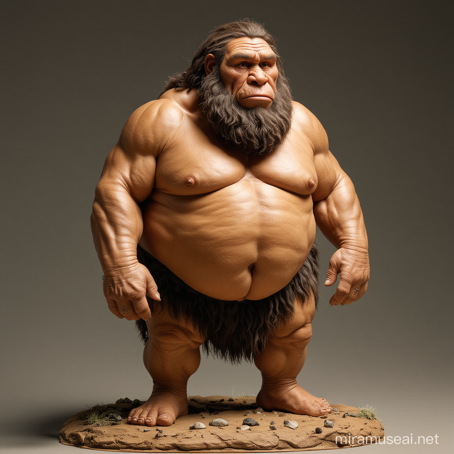 a very fat Neanderthal