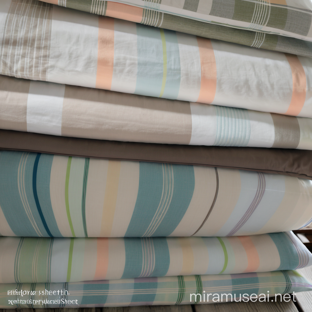 Vibrant Plaid and Stripes Sheet Sets Contemporary Bedroom Decor