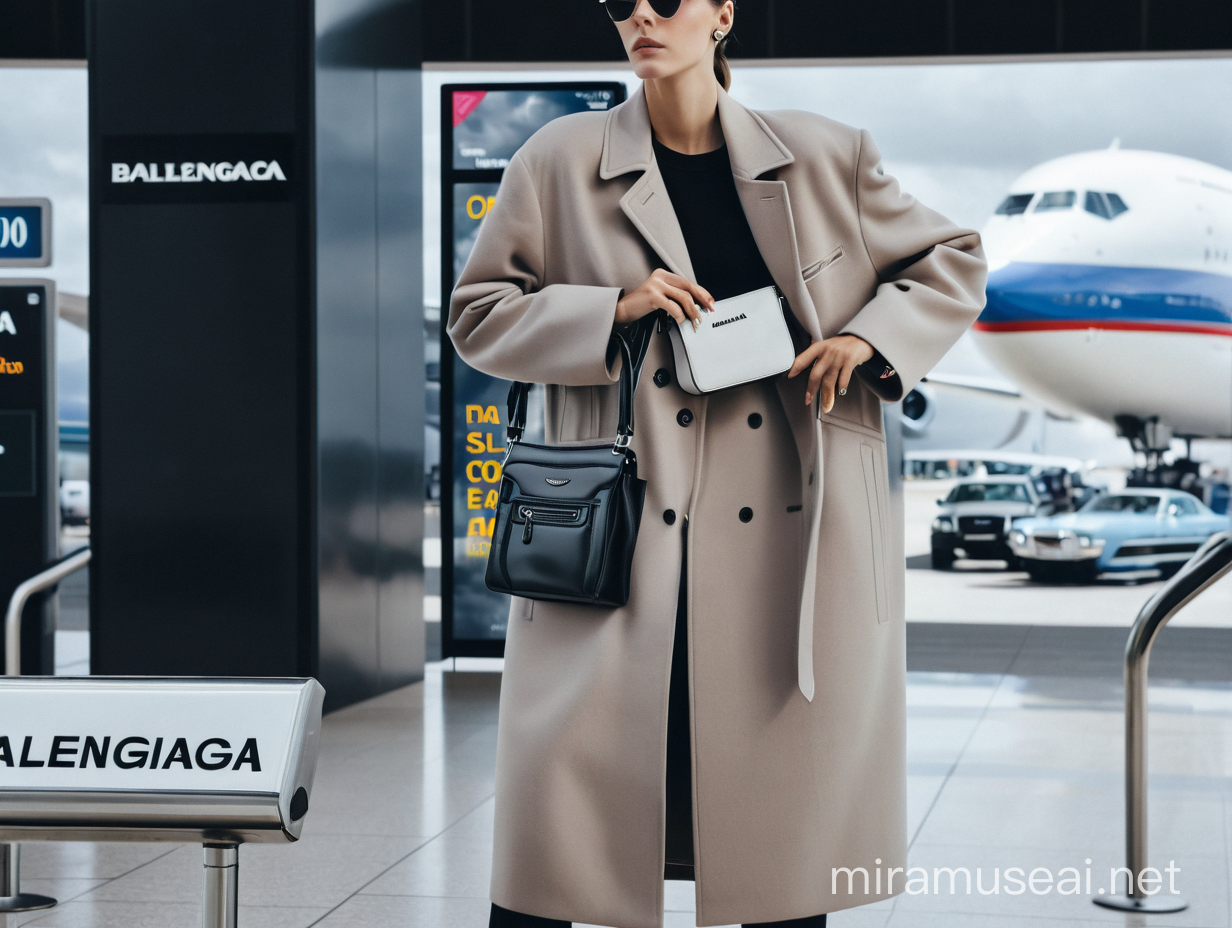 Time Travel Fashion Balenciaga Airport Campaign
