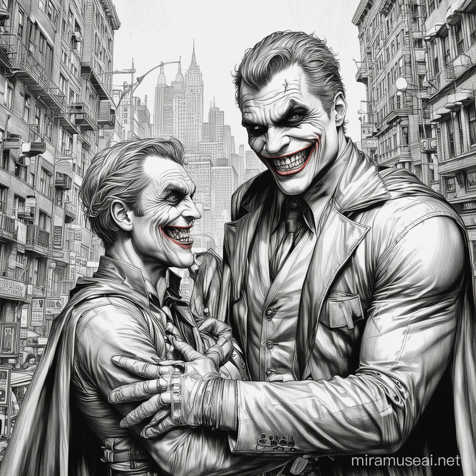 Batman and Joker Coloring Pages