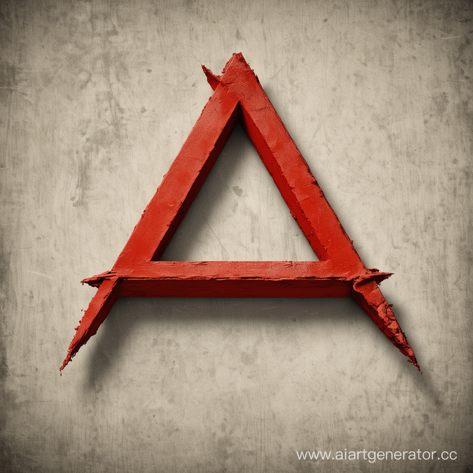 красный символ анархияи с цифрой 2