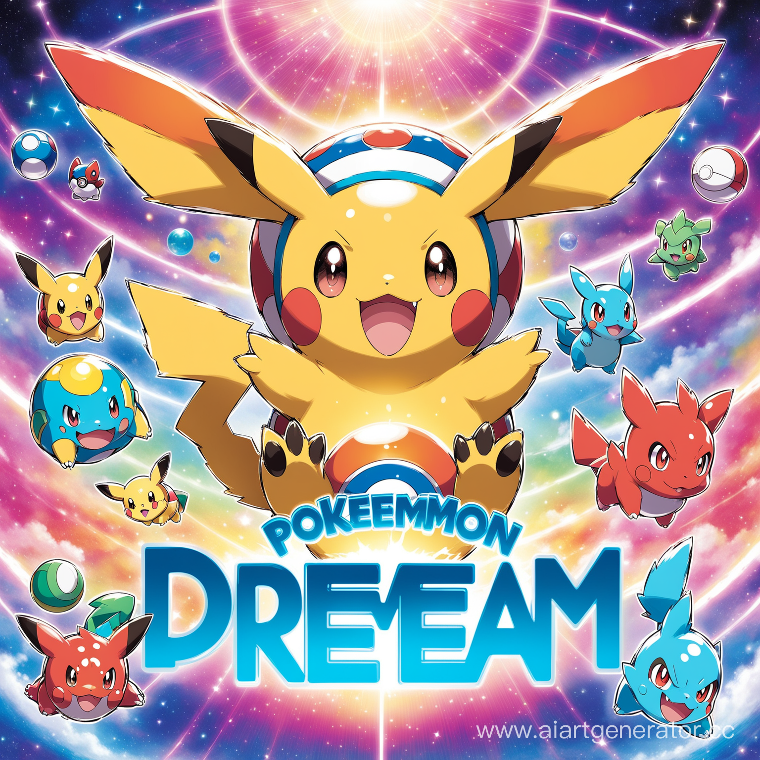 Покемоны, Надпись "Pokemon Dream"