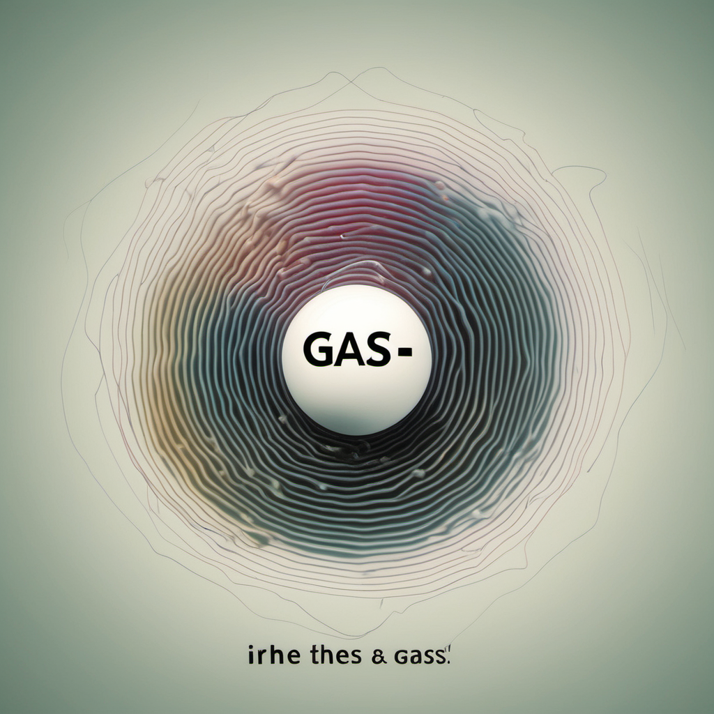 Genera la portada de un single llamado ‘Gas’ en relación al tercer estado de la materia