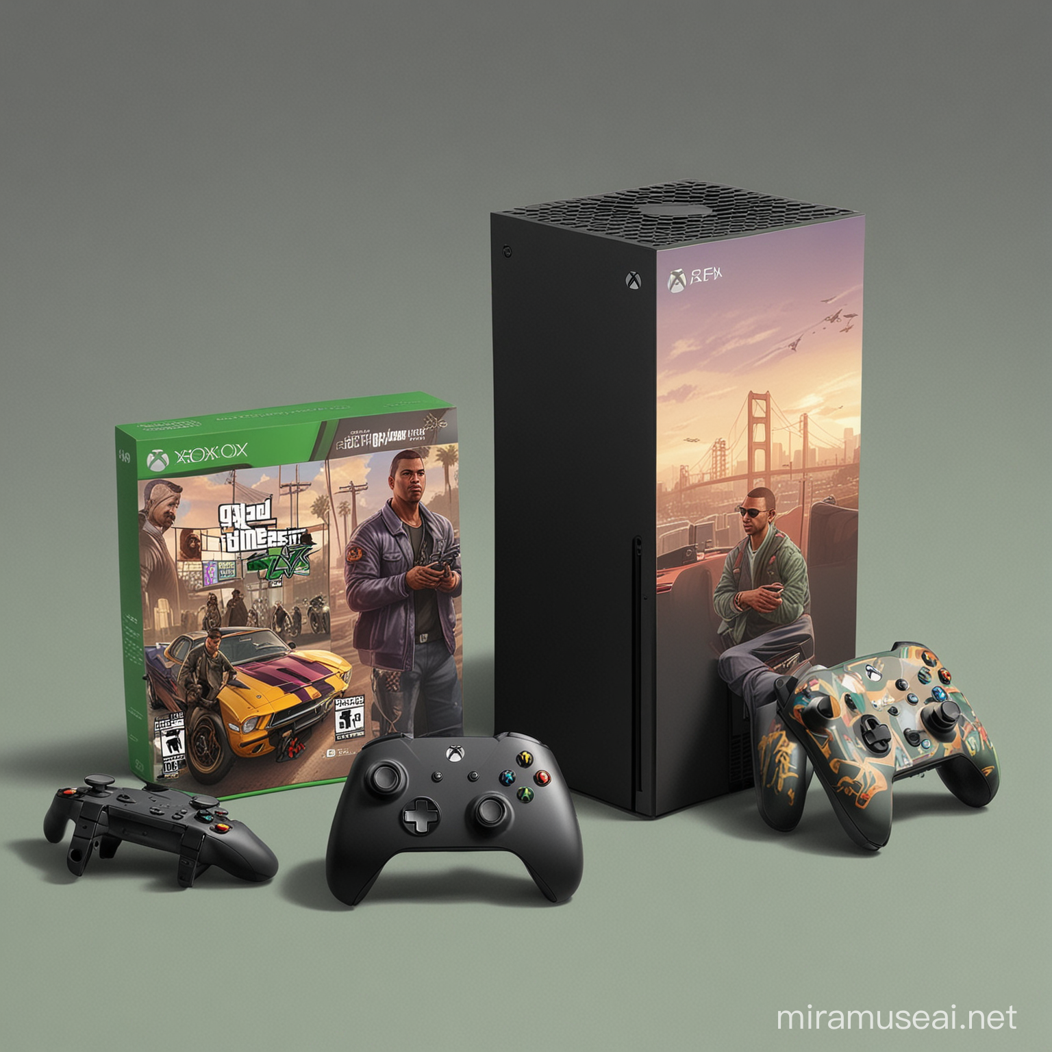 Gaming Excitement Xbox Series X with GTA 6