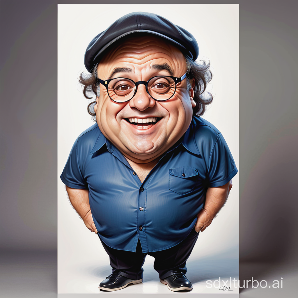 Caricature of a Danny Devito