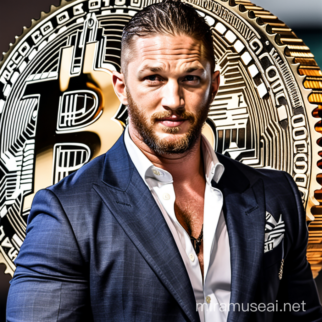 Tom Hardy is at the Bitcoin halving event