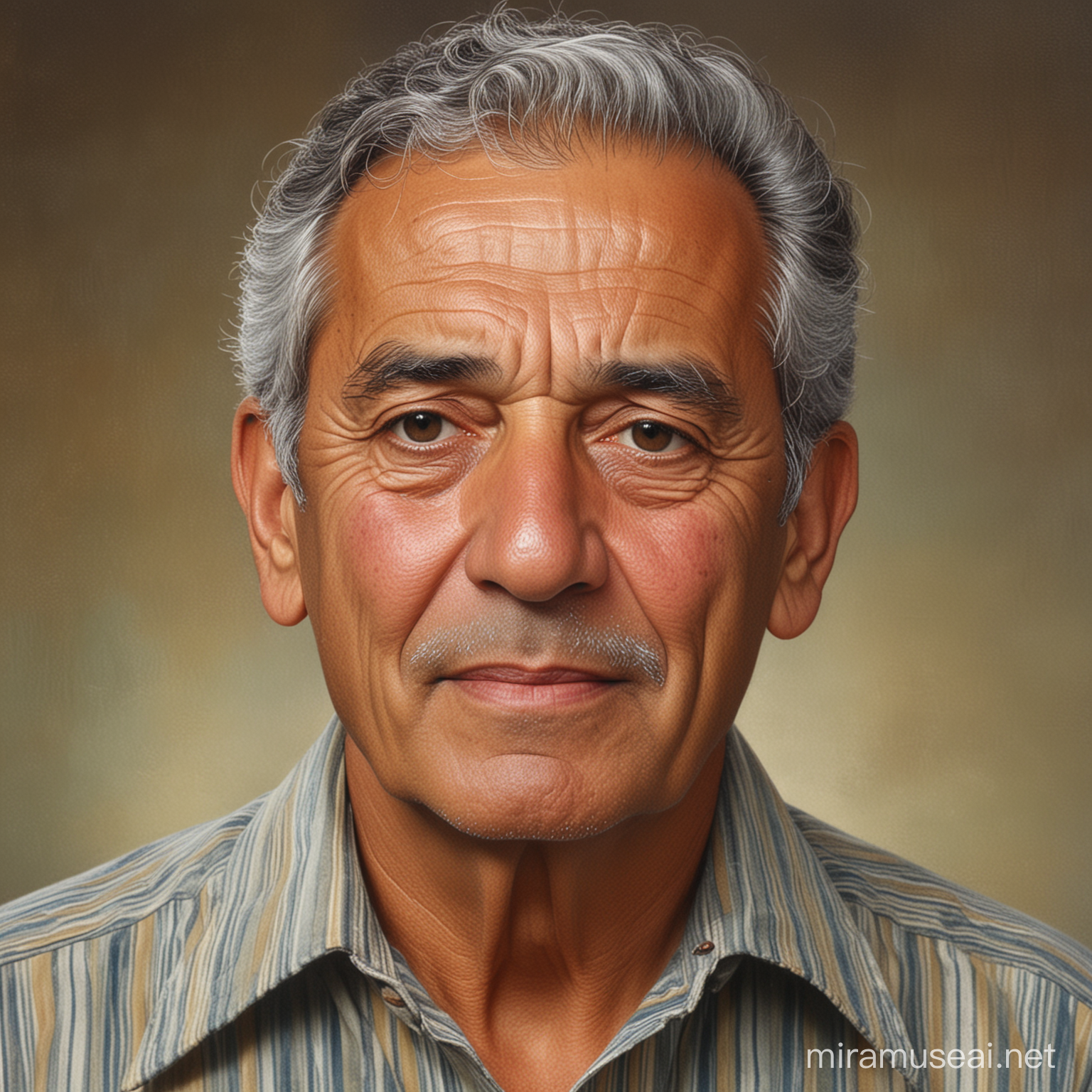 Portrait of Jose a Man Born in 1940