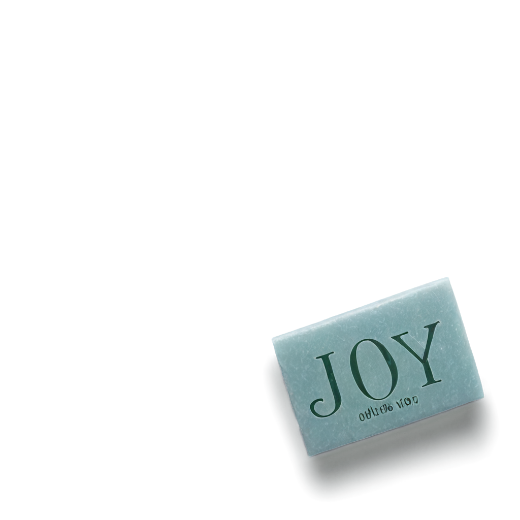 soap packaging with Joy written in it