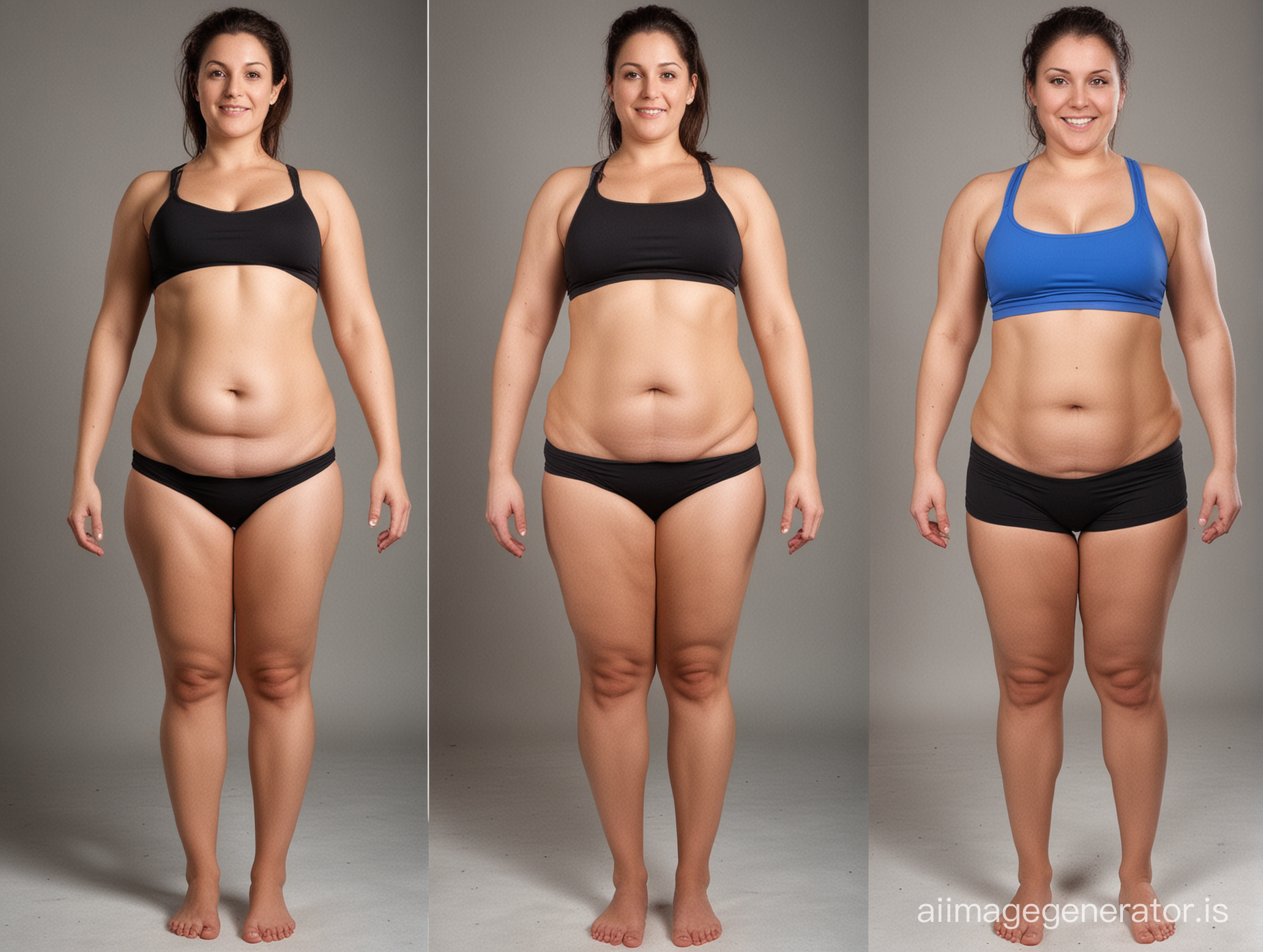 Belly fat comparison for fitness 