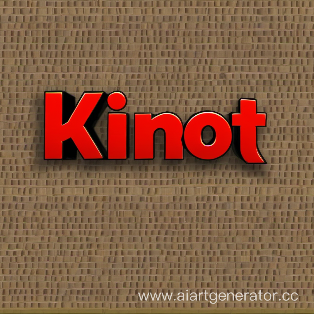 the word "kinot" on the background of roblox