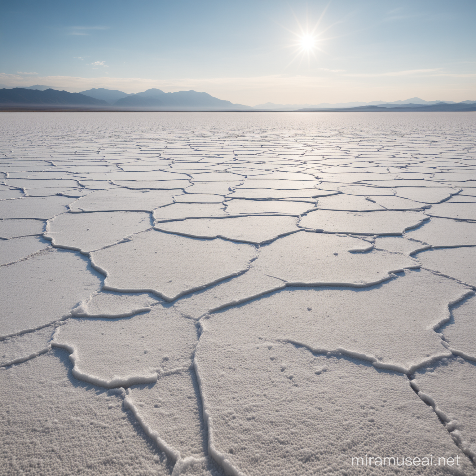 Vast Salt Flat Landscape for Documentary Film