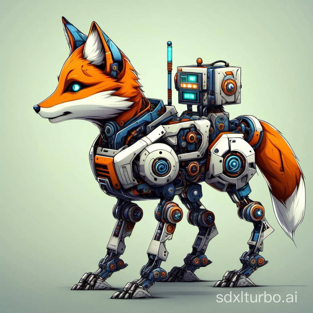 A robot fox
