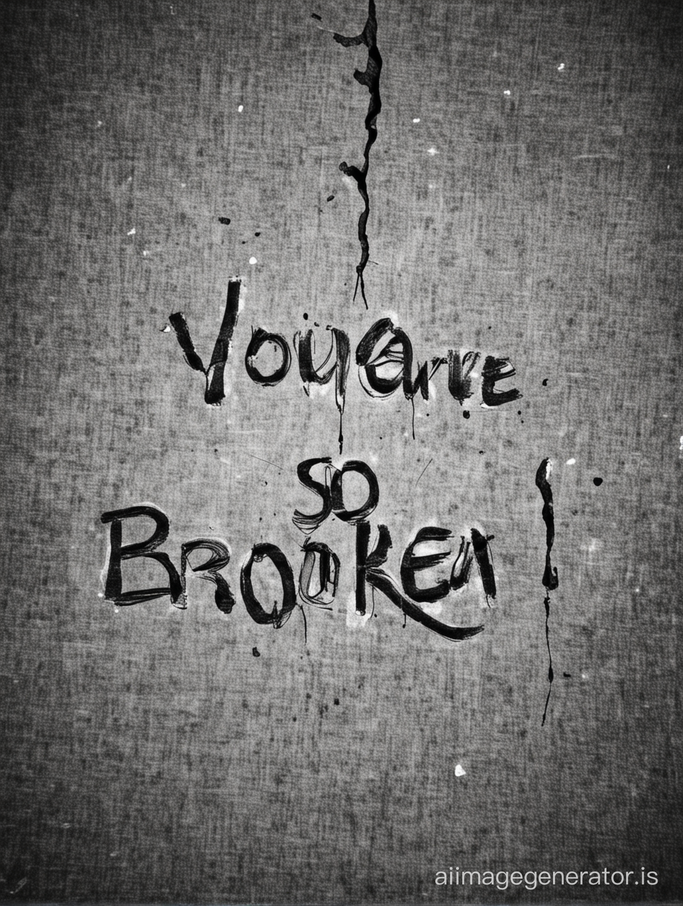 You are so broken 