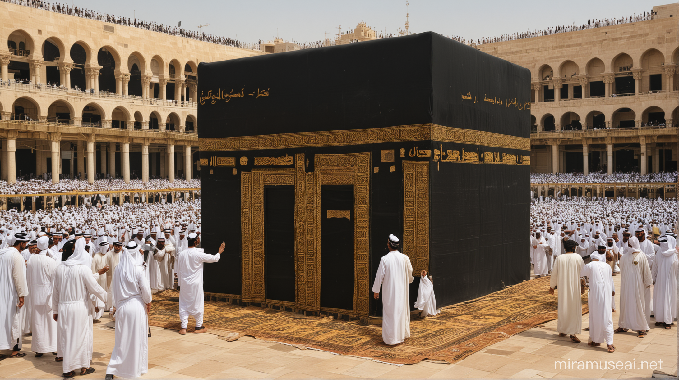 Ancient Arab Community Constructing Kaaba Centuries Ago