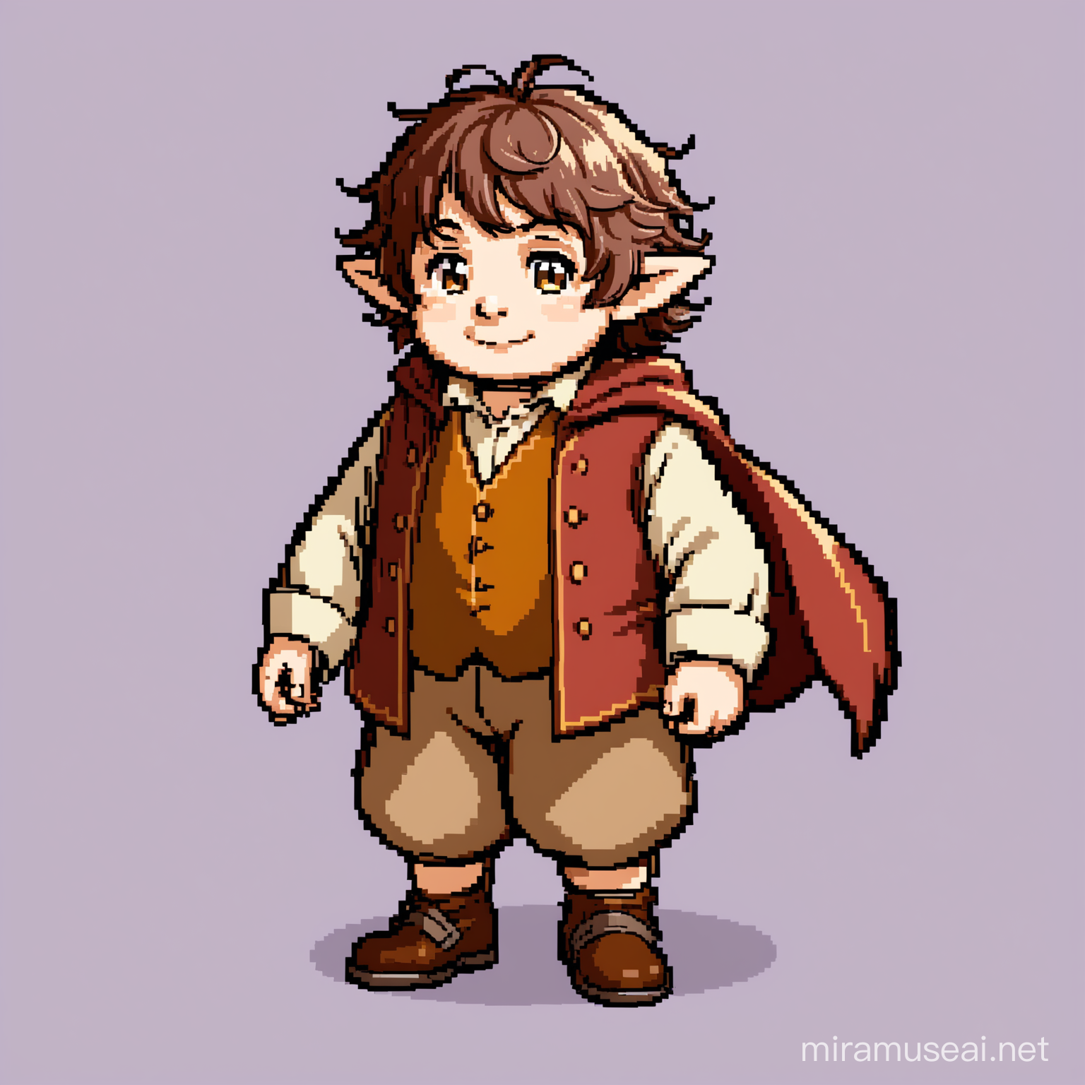 Adventurous Bilbo Baggins Sprite Exploring Middleearth