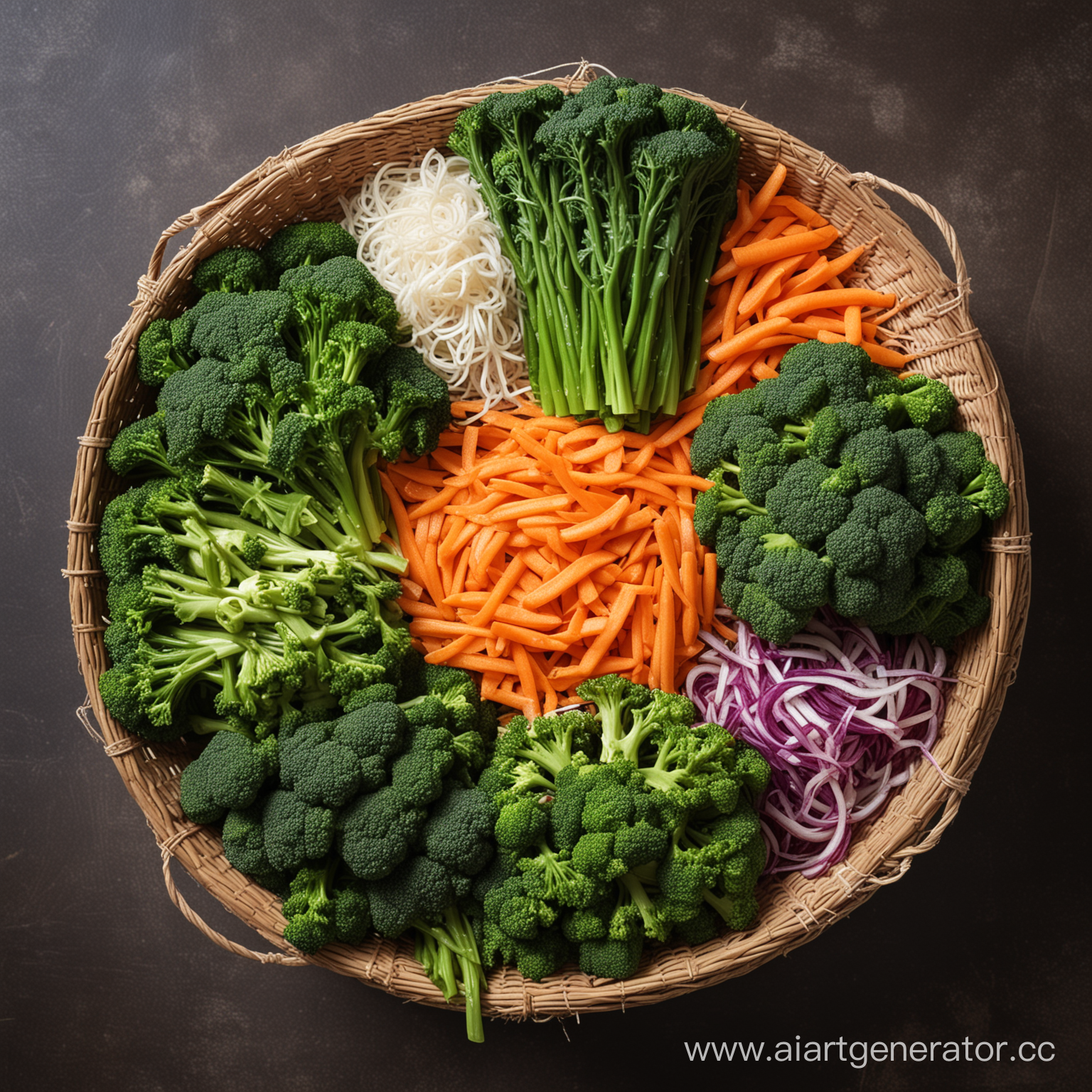 овощи микс лук морковь фасоль стручковая брокколи