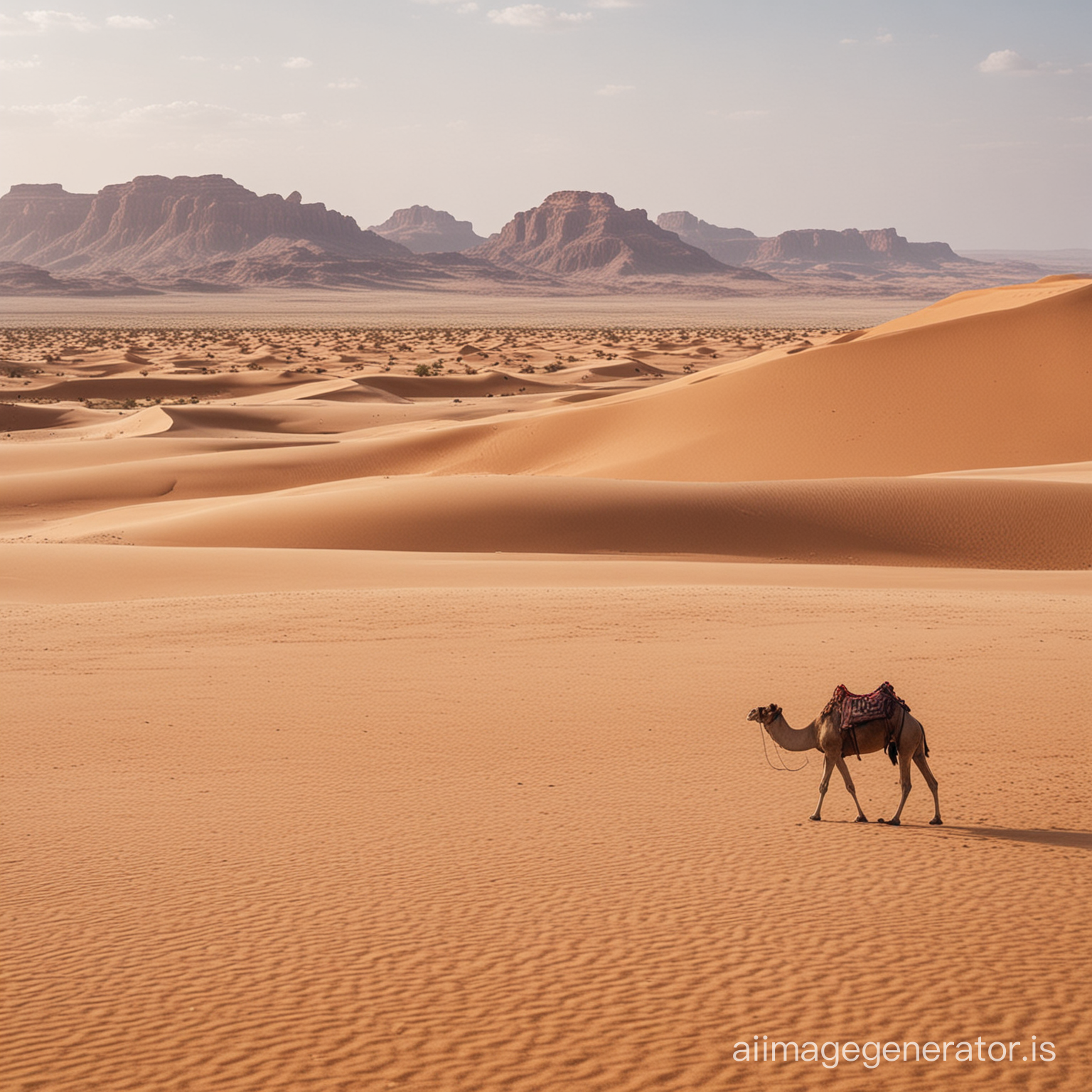 Desert with camel