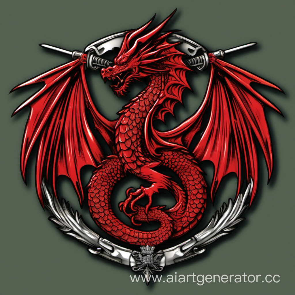 Эмблема Частной Военной Компании "Красный Дракон"