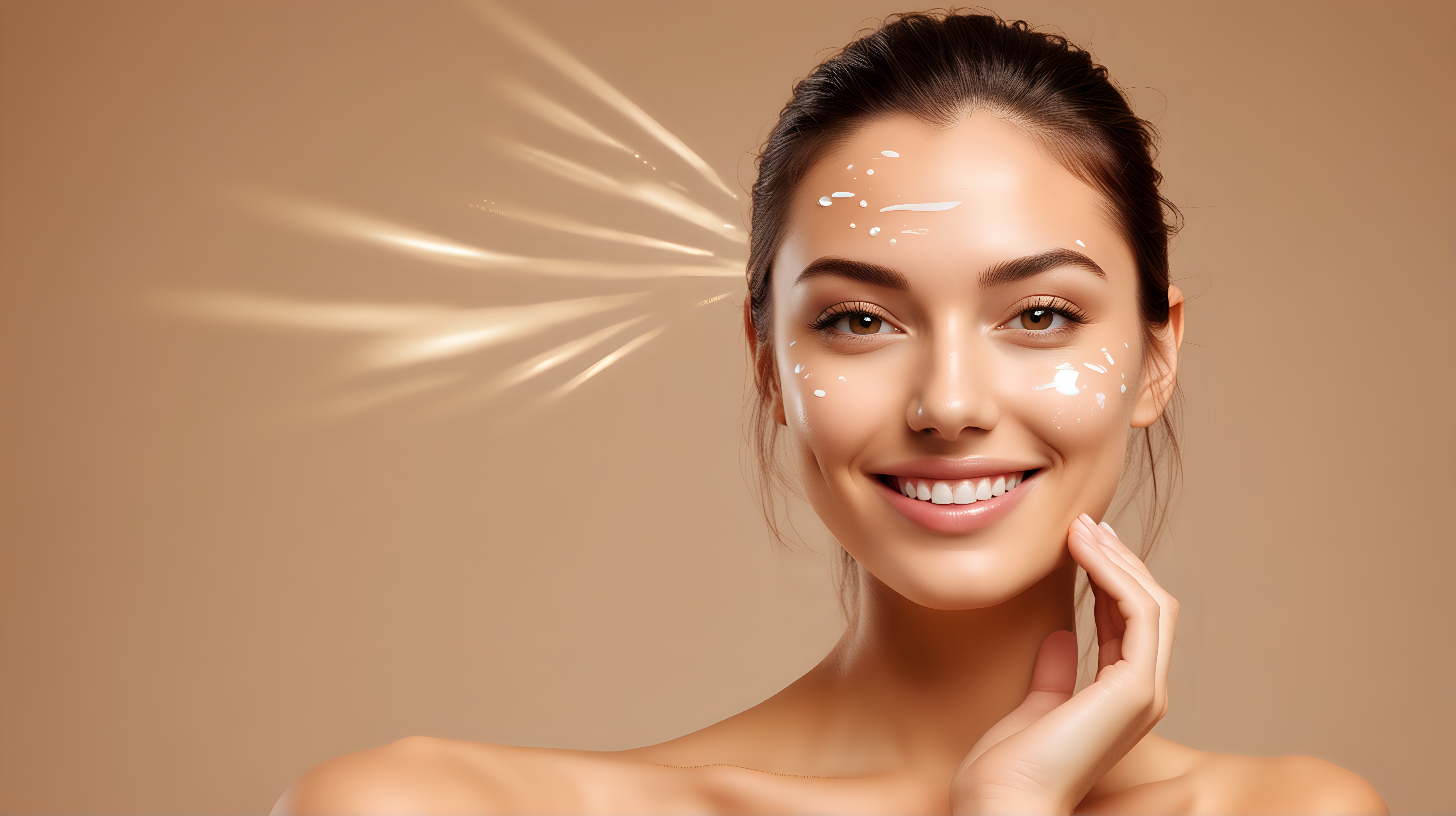 Glowing Skin Applying Topical Glutathione for Radiant Complexion