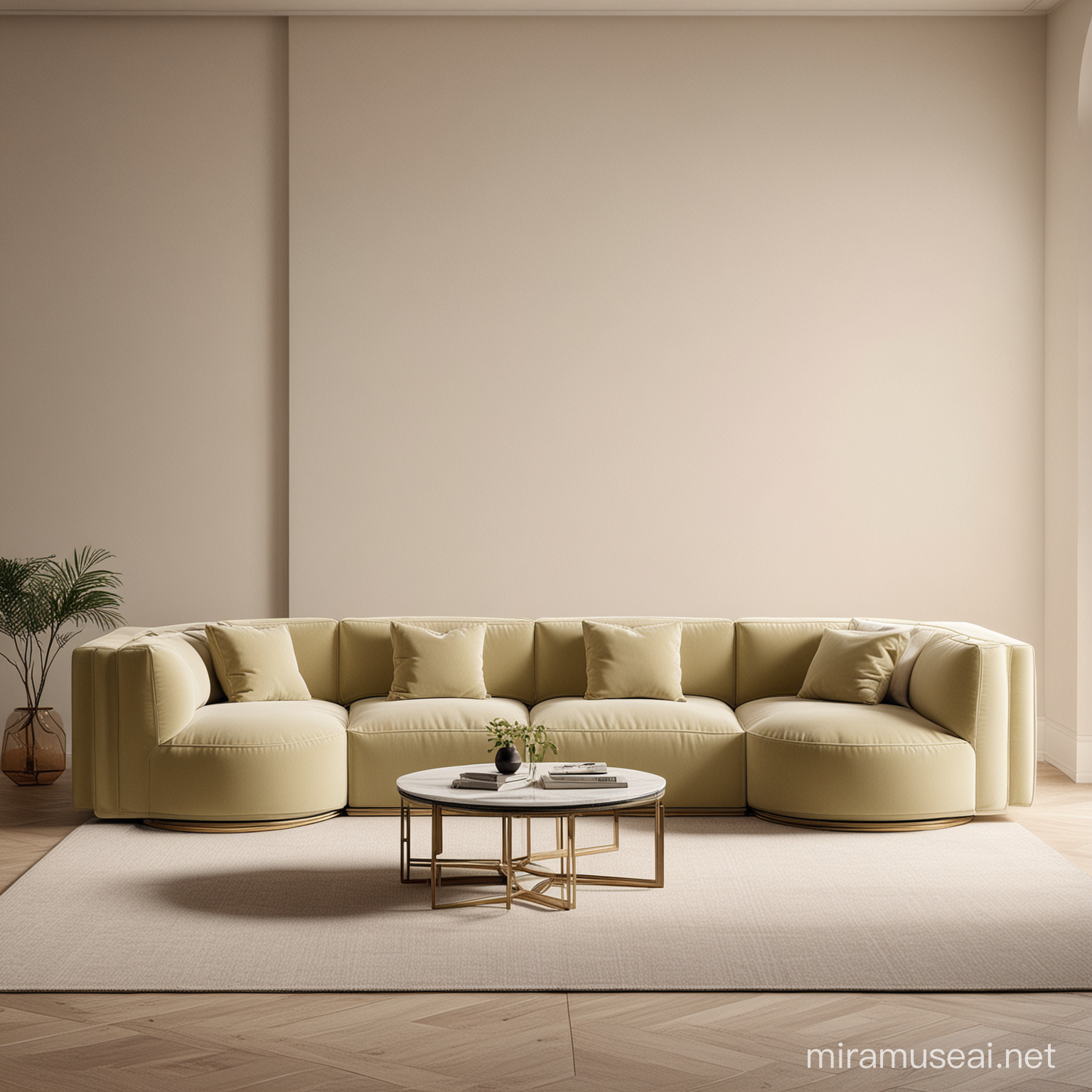 Contemporary Armchair in Organic Home Decor Setting