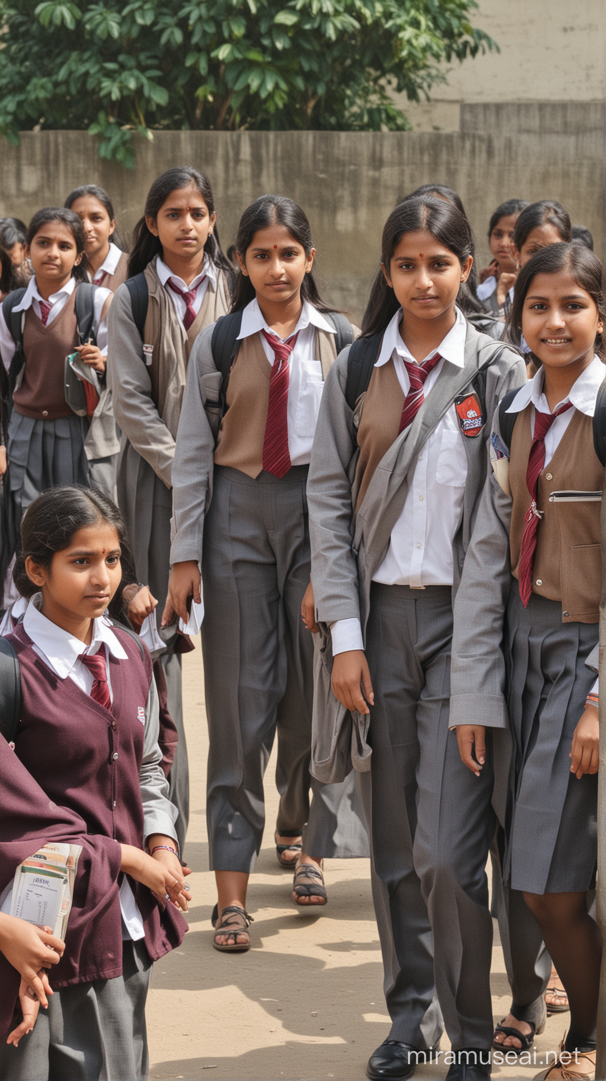 A Indian school principal dismissed female students from class