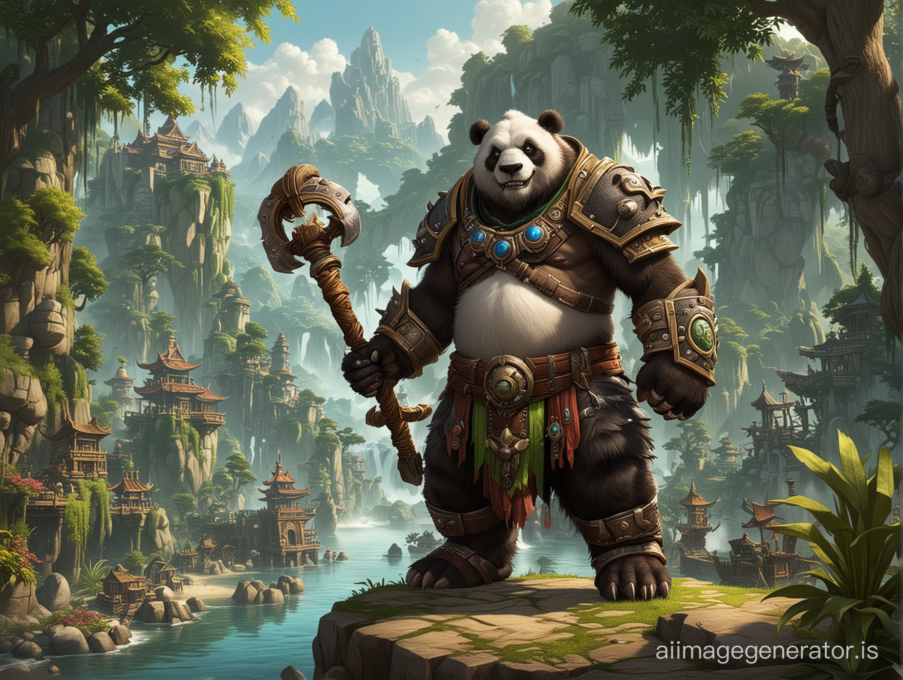 Pandaria from World of Warcraft