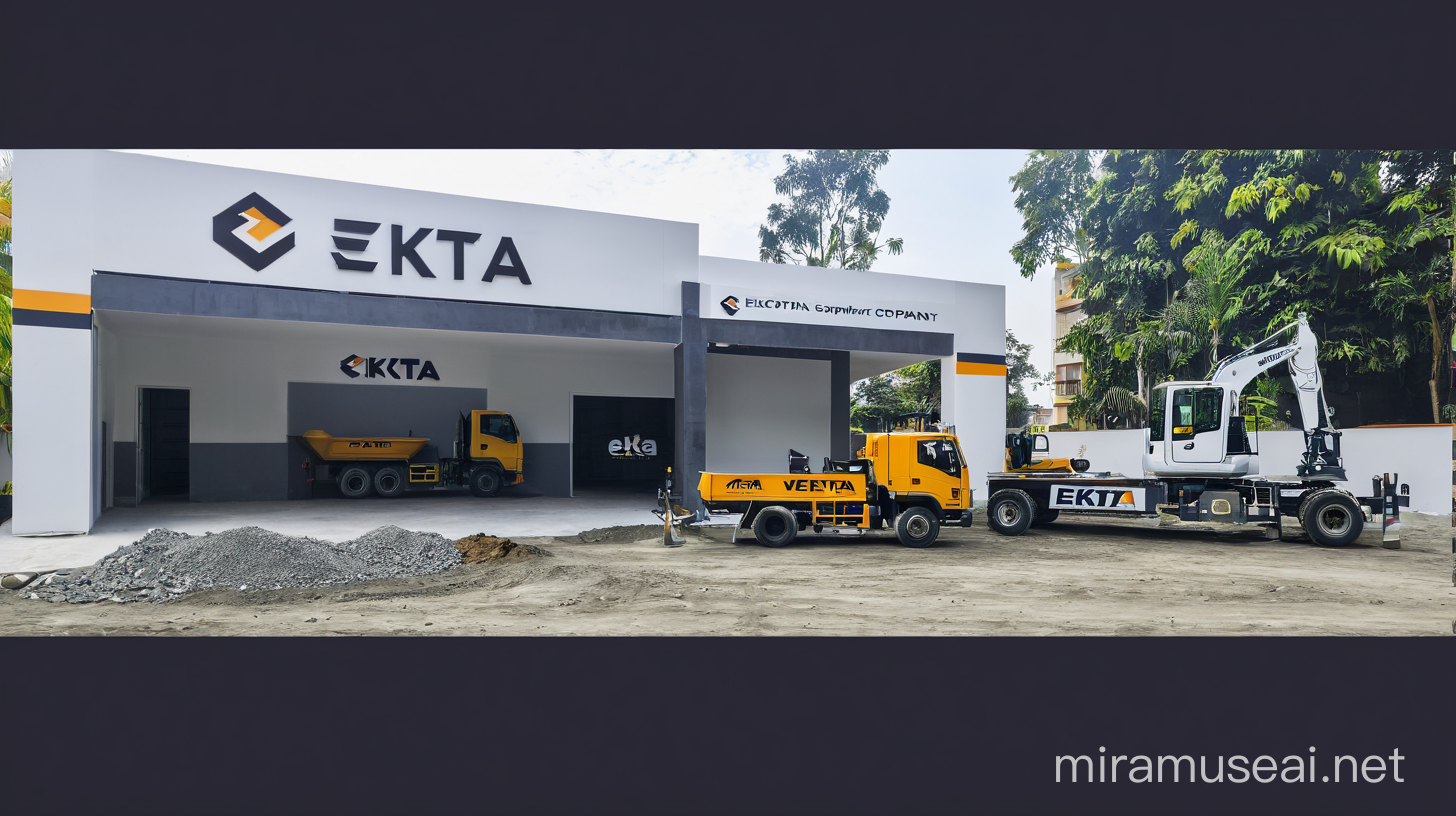 Modern Logo Design for Ekta Construction Company