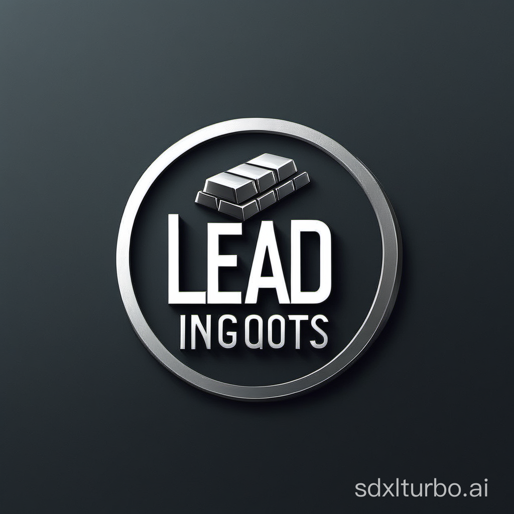 Modern logo for lead ingots