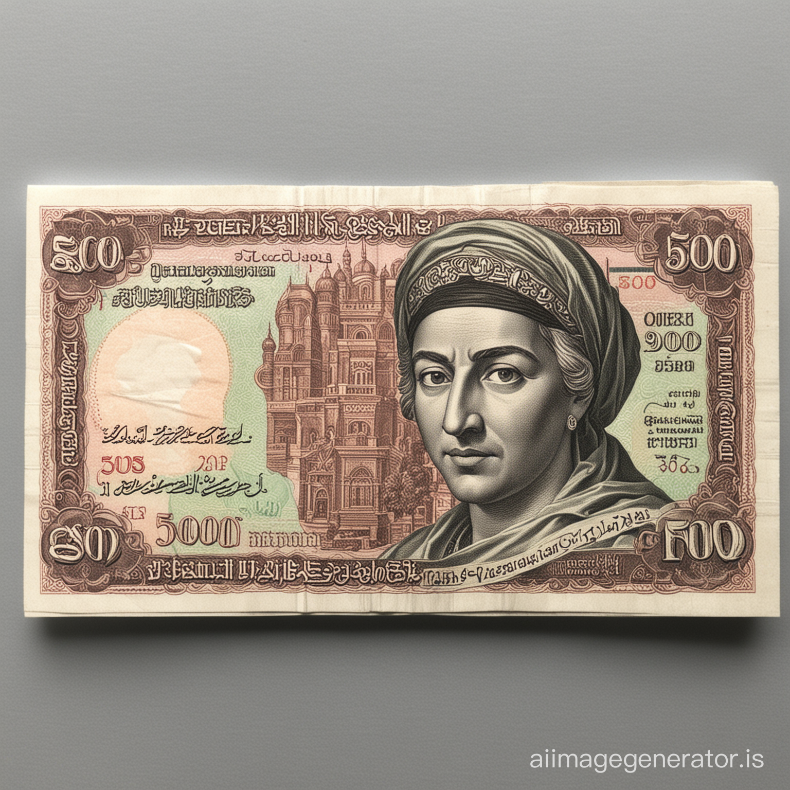 Ezqopian 500 banknote