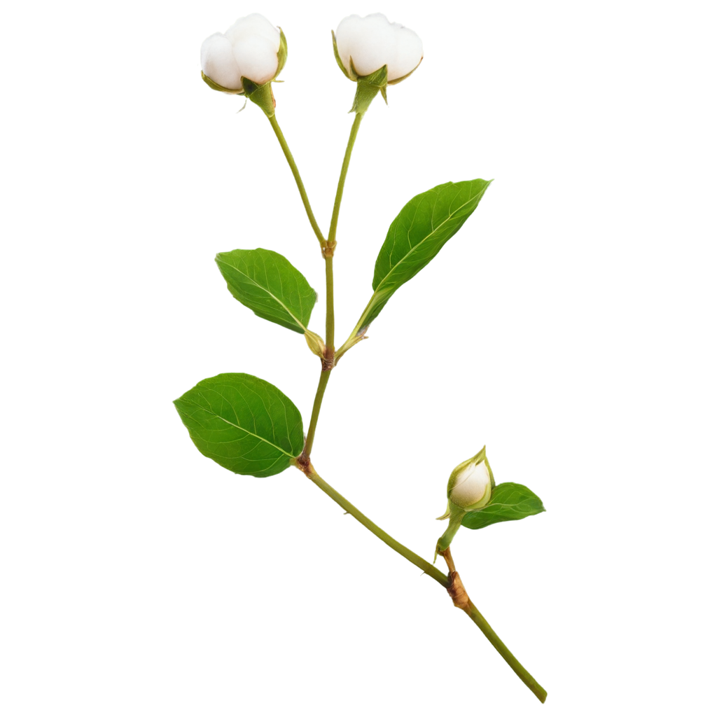cotton inflorescences