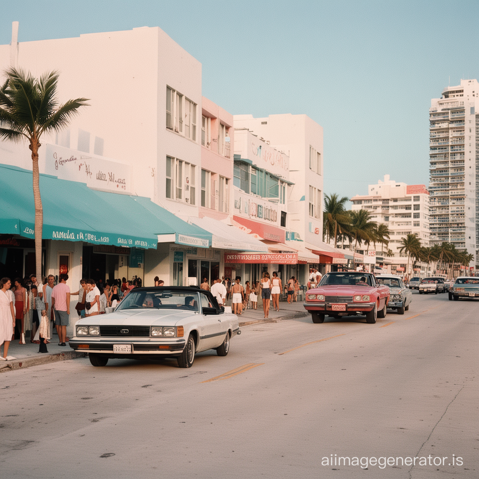 South Beach, Miami 1985