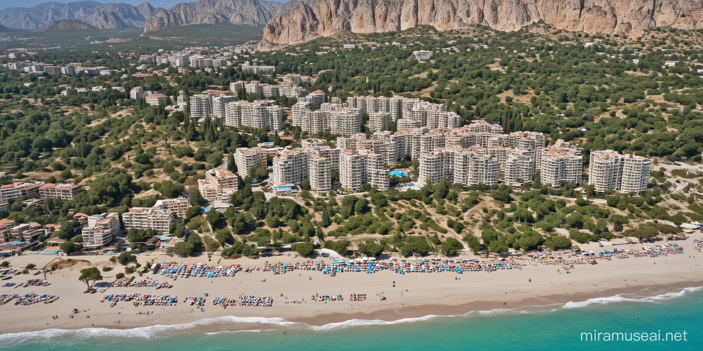 Serene Coastal Landscape in Antalya Adrasan