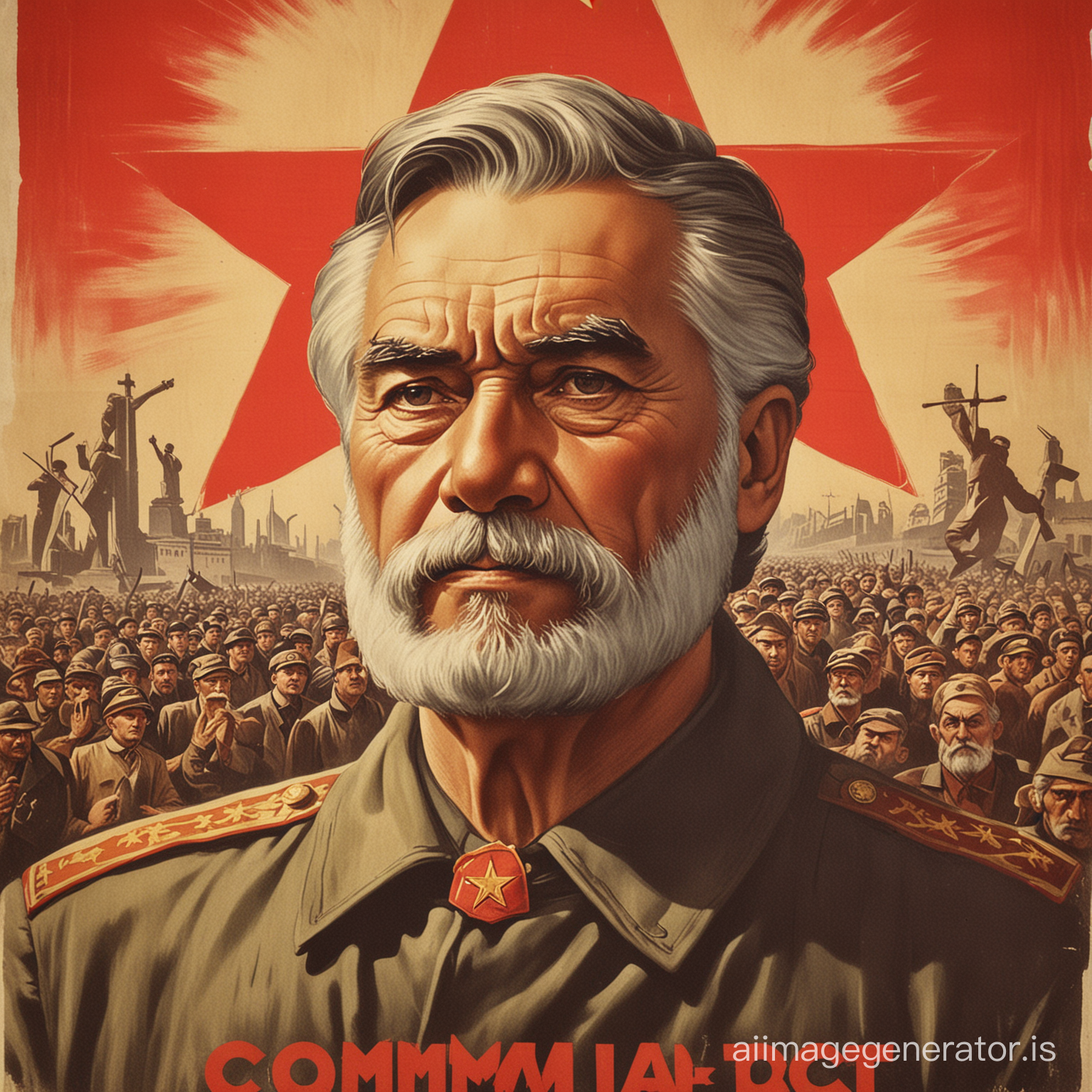 Communist old poster