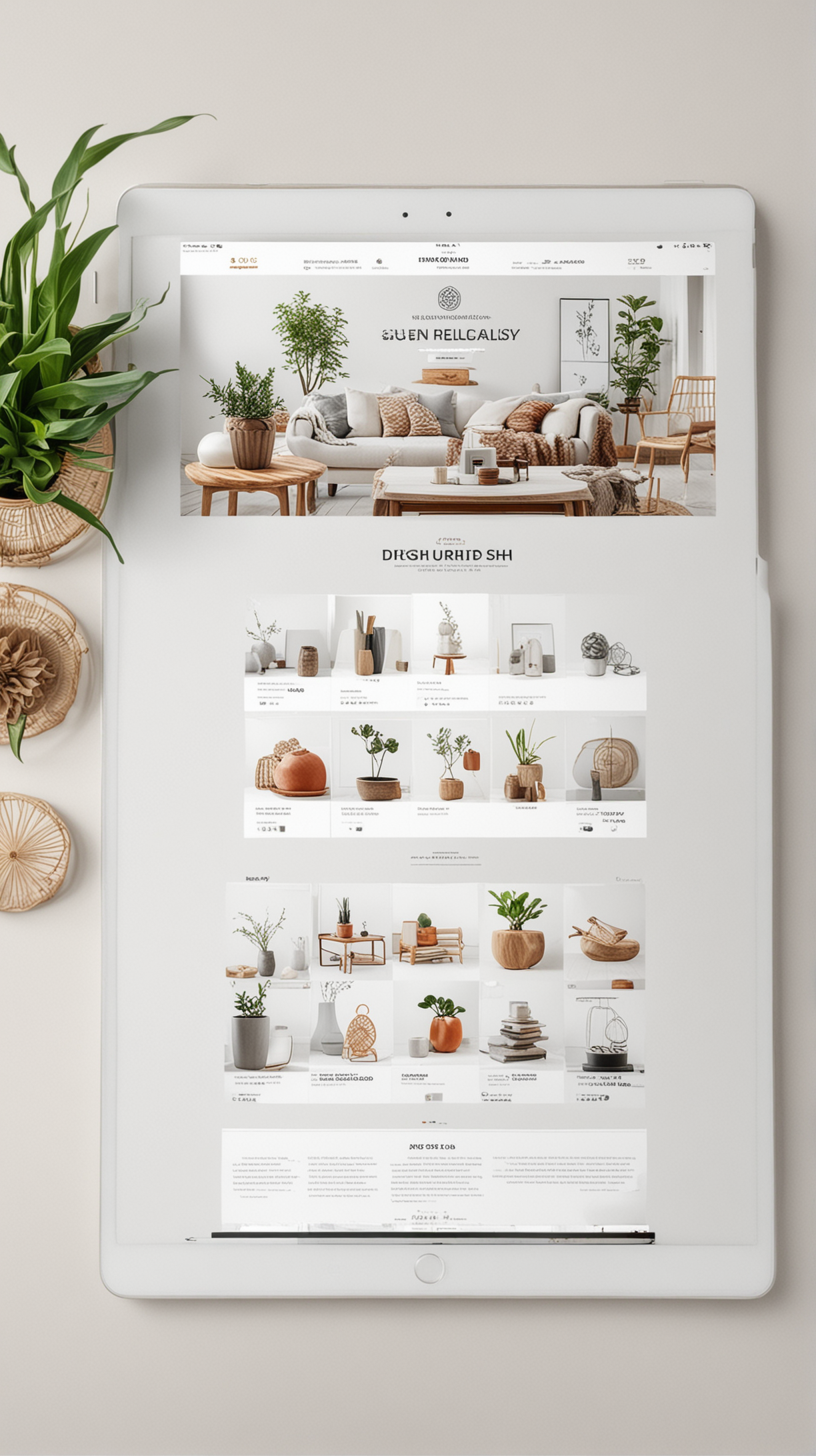 Create a design for a feng shui webshop,  4k, highly detailed high quality, Bright, inspiring, modern, fresh and cool. White background, asian Scandinavian, Website, tablet and mobile