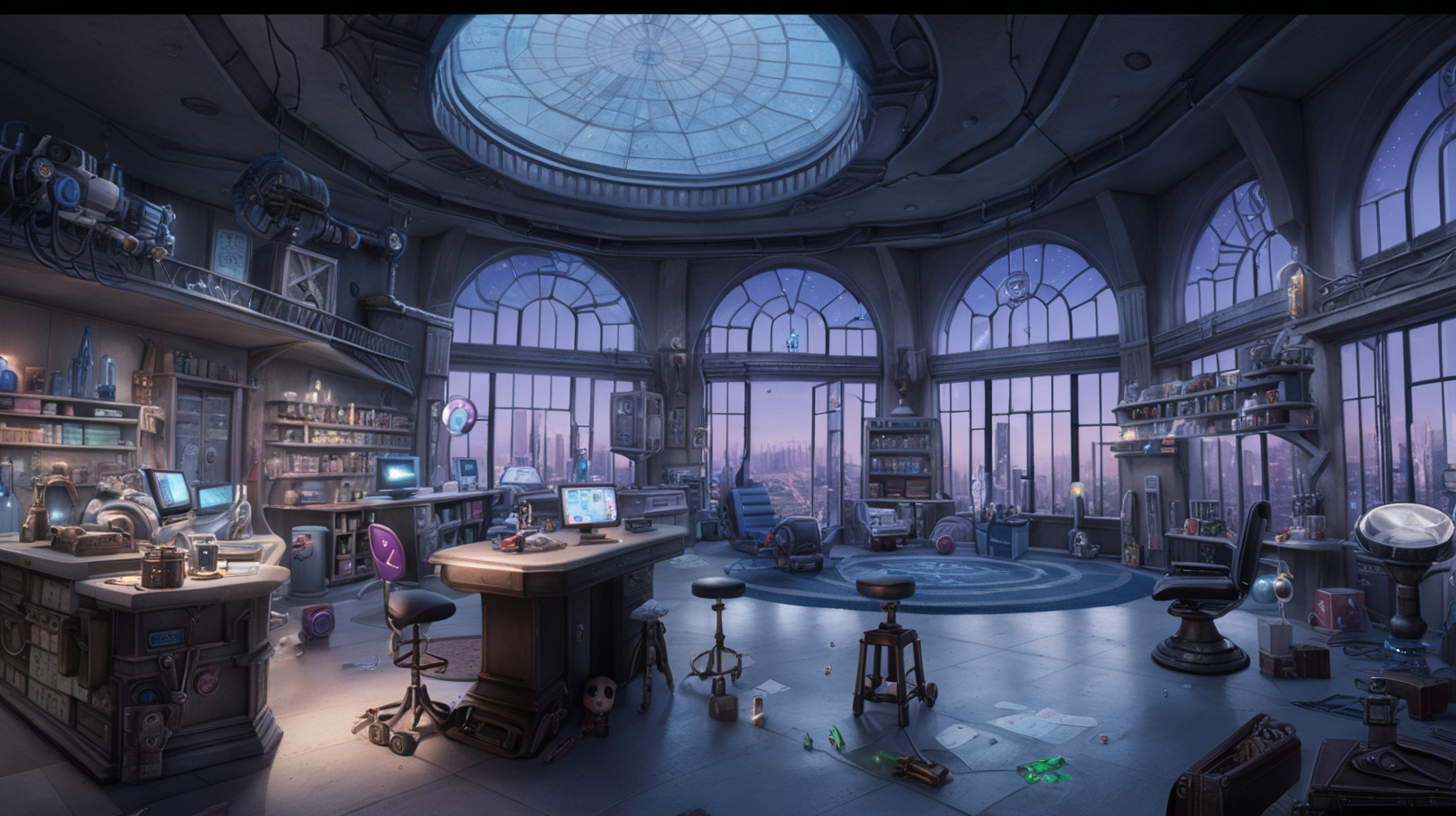 interior location of Arcane movie like VI and