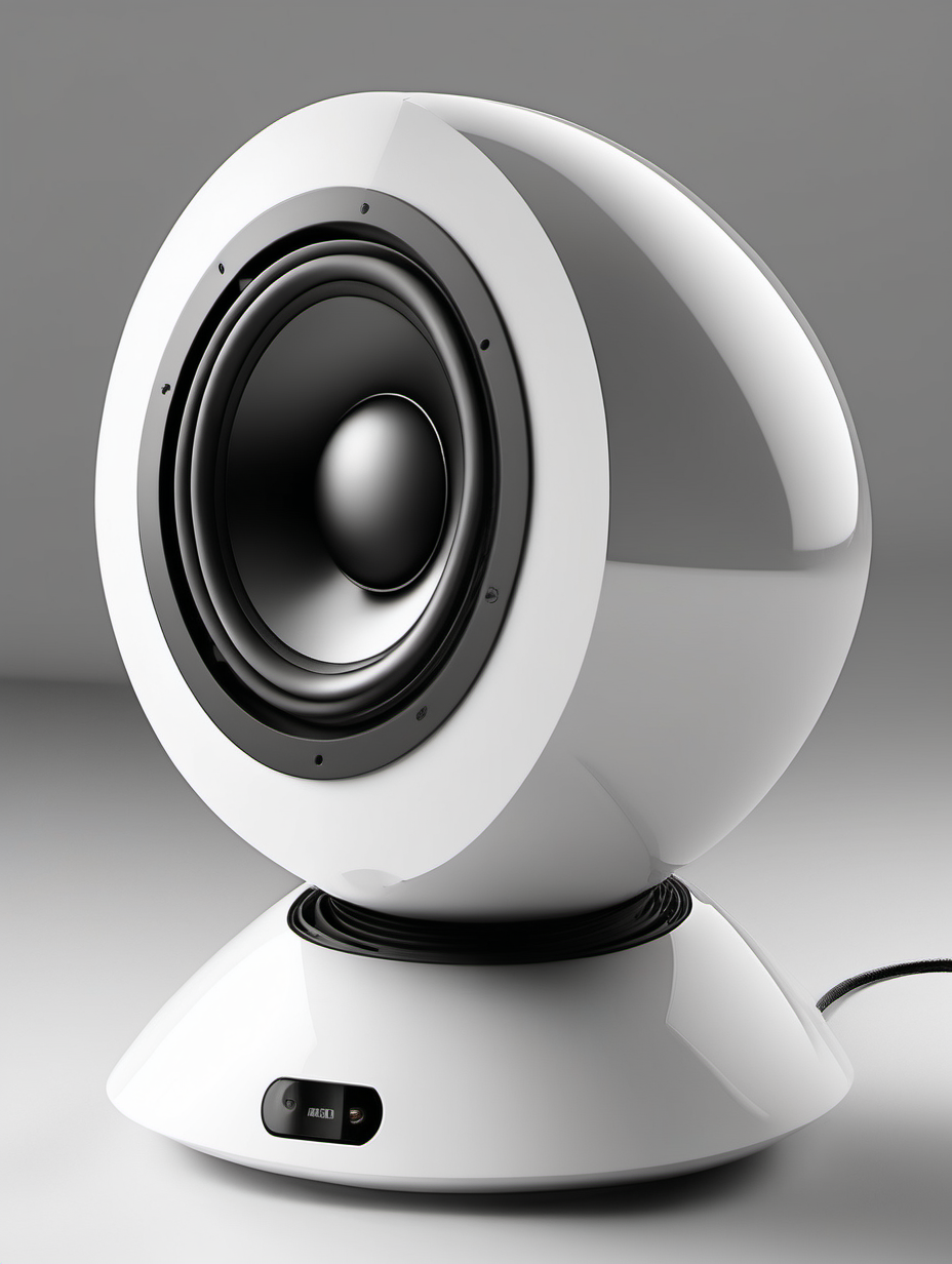 Speaker ucup shape long ellipsoid industrial design