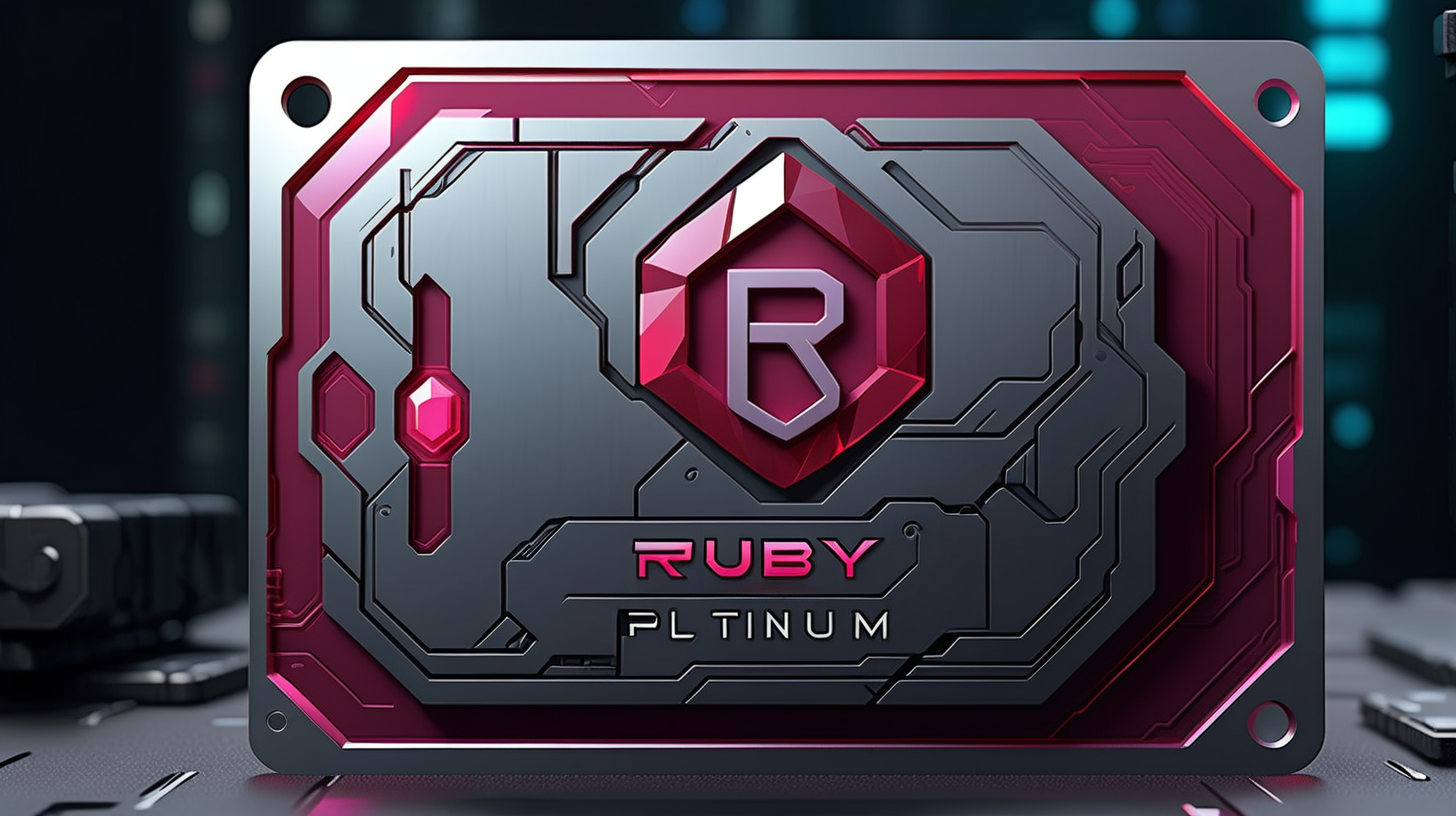 ruby platinum access card cyberpunk theme