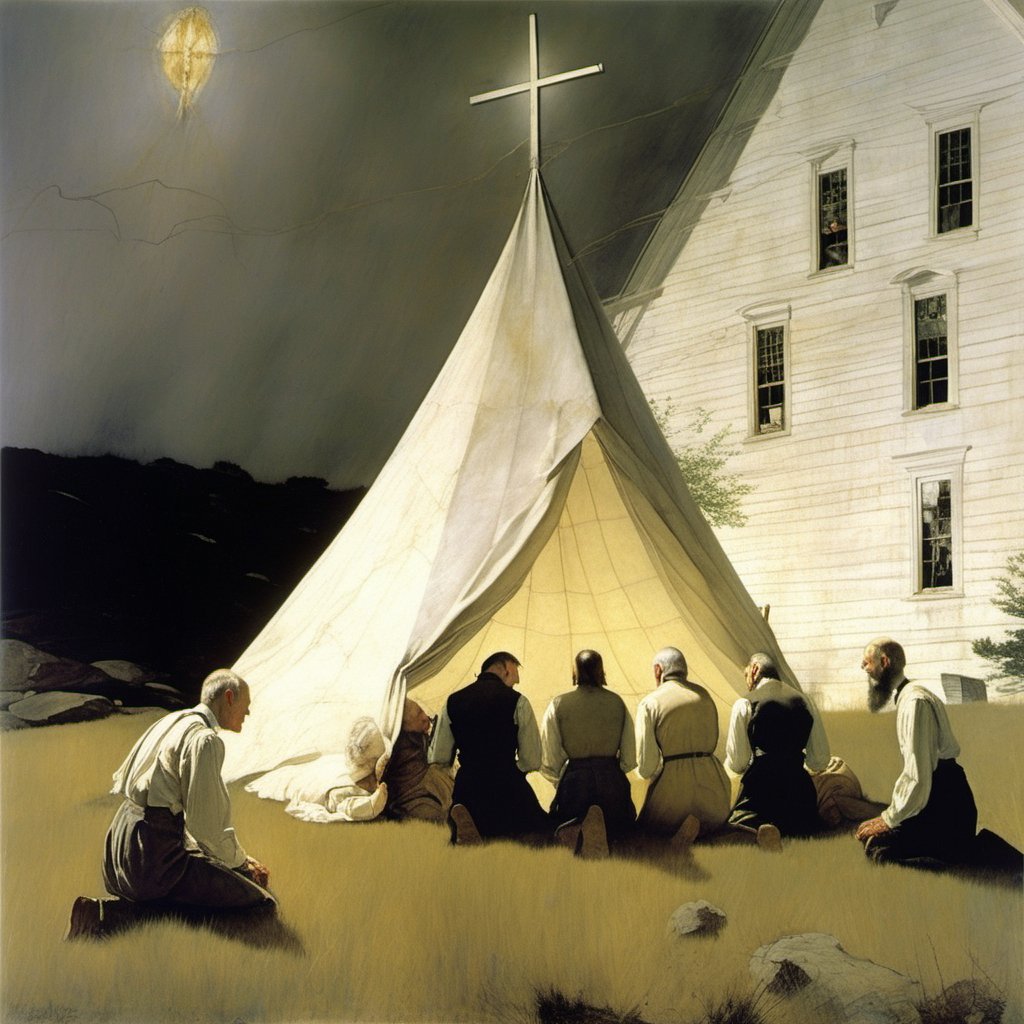 andrew wyeth painting of The feast of the