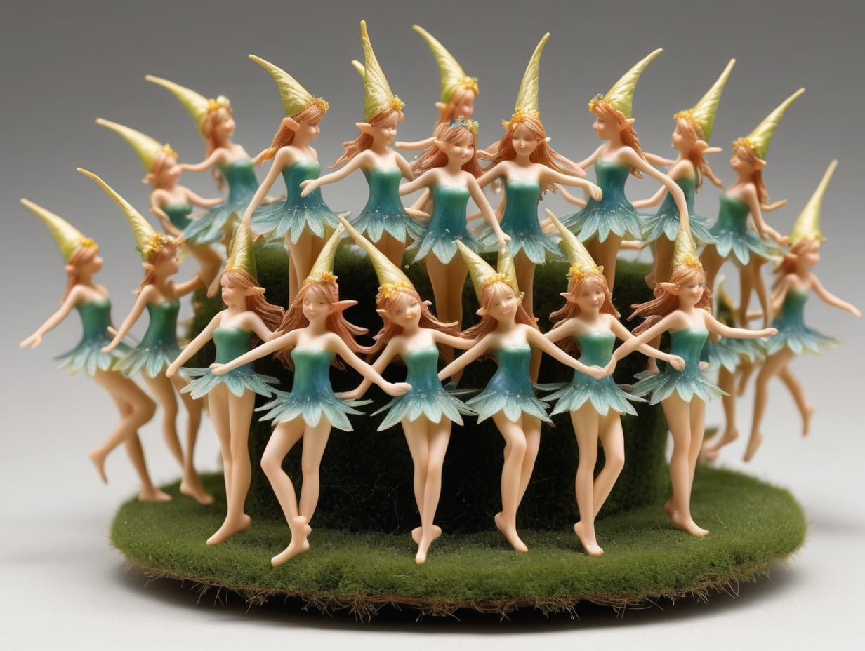 25 fairies dancing on the head of a pin