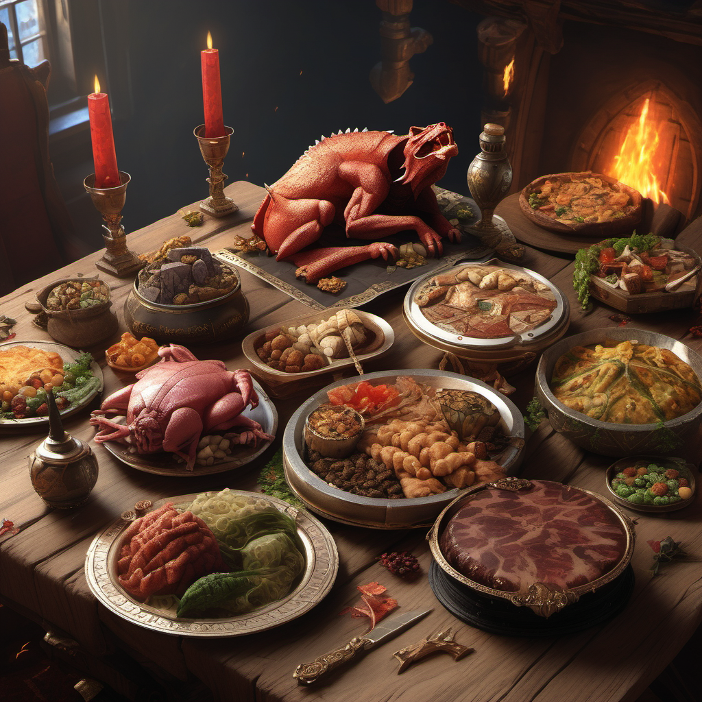 A fantasy feast fit for a king in