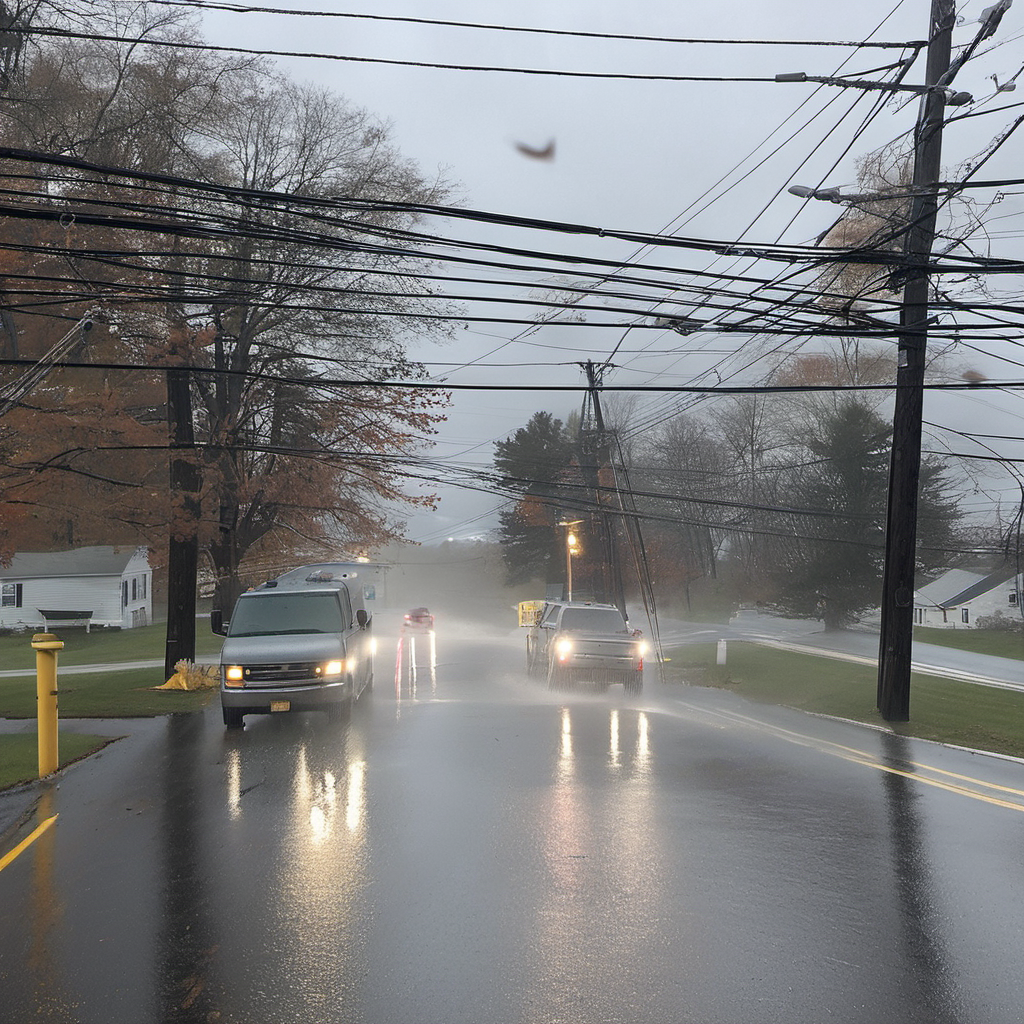 Heavy rain, wind causing power outages across Massachusetts.