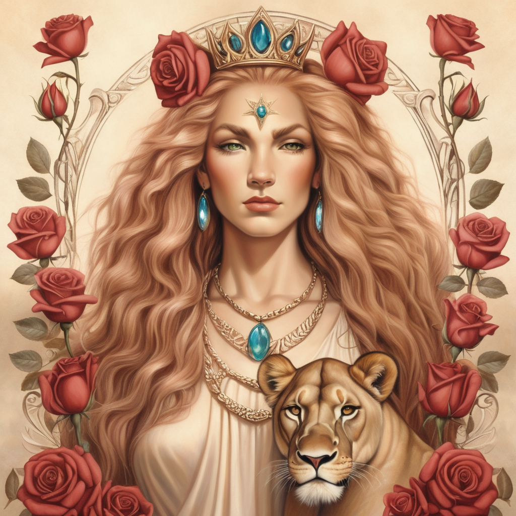 mary magdelion lioness
 moondrop sisterhood rose godess