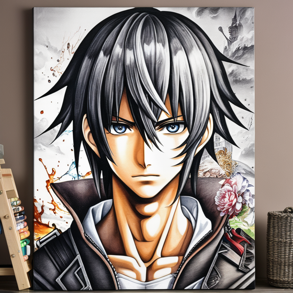 Handsome Anime Characters HD Printing Canvas Painting 3D