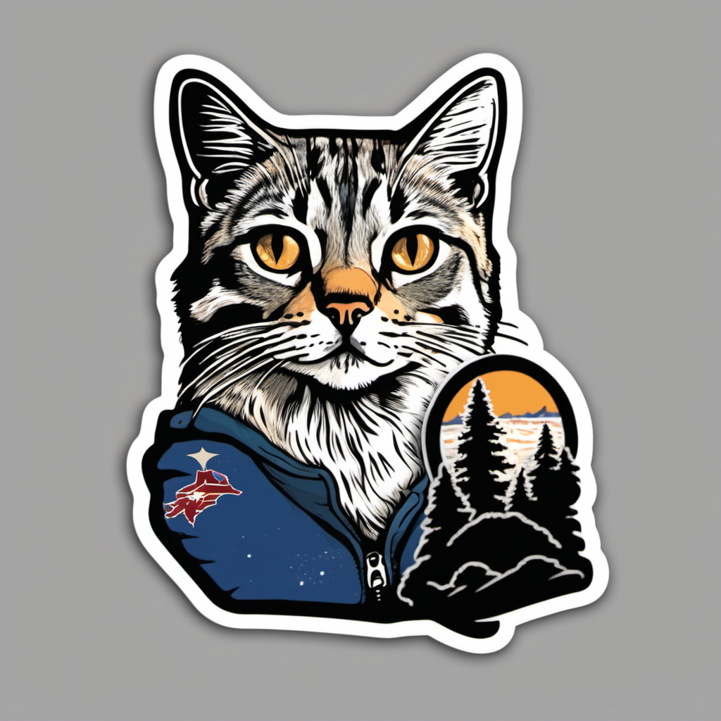 Minnesota cat sticker