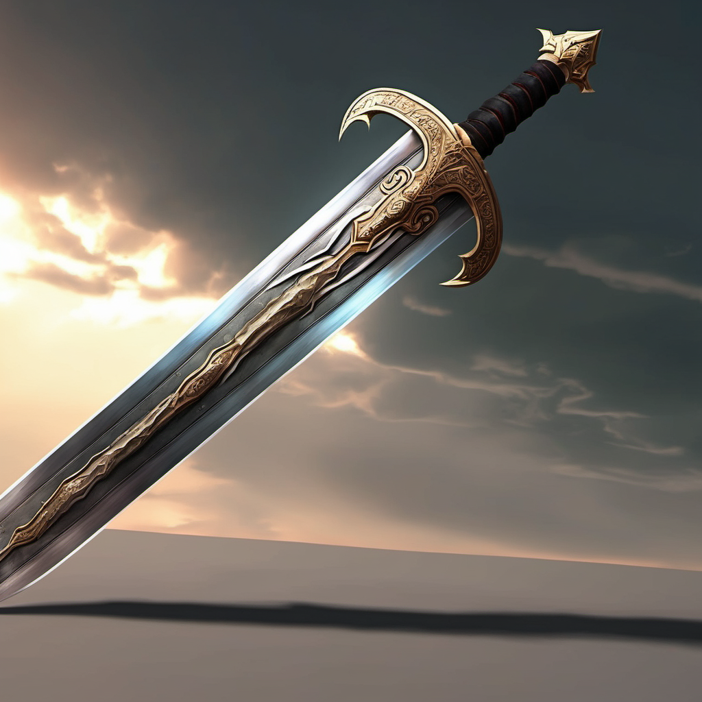An epic sword that was once wielded by the gods, used to defeat an ancient evil.