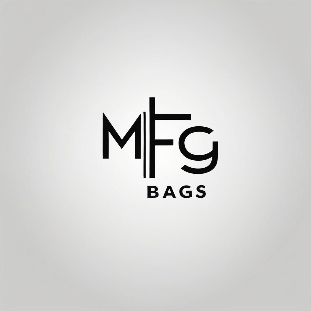 设计mfgbags的 logo  简单 简洁    越简单越好其中mfg三个字母需要连贯在一起，作为主要部分突出。